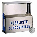 cassetta pubblicità inox 40414